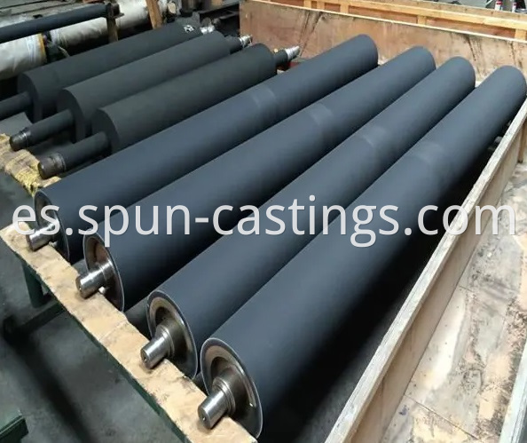 Rubber coated roll